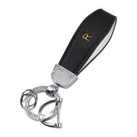 PU Leather Key Chain, with Zinc Alloy, Unisex 