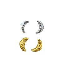 Zinc Alloy Stud Earring, Horn, plated, for woman 