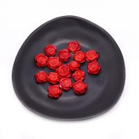 Einzelne Edelstein Perlen, Synthetische Koralle, Rose, geschnitzt, DIY, rot, 15mm, verkauft von PC