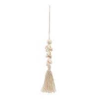 Decorative Tassel, Cotton Thread, with Shell, multifunctional, 250mm 