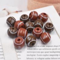 Gefärbtes Holz Perlen, DIY, keine, 16x16mm, Bohrung:ca. 4mm, verkauft von PC