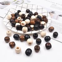 Gefärbtes Holz Perlen, DIY, keine, 17mm, Bohrung:ca. 7mm, 100PCs/Tasche, verkauft von Tasche