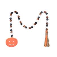 Hängende Ornamente, Hemu+Perlen, mit Hanfgarn, Design für Halloween, Länge:ca. 92 cm, verkauft von PC[