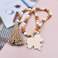 Hängende Ornamente, Holz, mit Hanfgarn, Design für Halloween & verschiedene Stile für Wahl, Länge:ca. 108 cm, verkauft von PC[