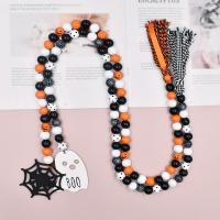 Hängende Ornamente, Hemu+Perlen, mit Baumwollfaden, Design für Halloween, keine, Länge:ca. 102 cm, verkauft von PC