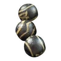 Perles agate dzi tibétaine naturelle, agate Tibétaine, Rond, bijoux de mode & DIY, 10mm, Vendu par PC[