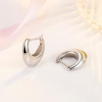 Brass Drop Earring, polished, fashion jewelry & for woman 
