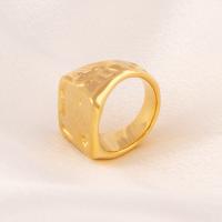 チタン鋼の指環, チタン鋼, メッキ, ファッションジュエリー & 異なるサイズの選択 & 女性用, 金色, 売り手 パソコン