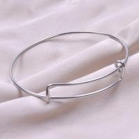 Stainless Steel Bangle, 304 Stainless Steel, Donut, Vacuum Ion Plating, fashion jewelry & for woman 