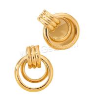 Zinc Alloy Clip Earring, gold color plated, fashion jewelry & for woman [