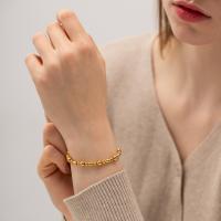 Stainless Steel Chain Bracelets, 304 Stainless Steel, with 5.5cm extender chain, plated, fashion jewelry, gold, 6mm cm [