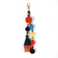 Decorative Tassel, Polyester Yarns, with Wood, multifunctional 220mm 