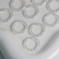 Акриловые Связывание кольцо, Акрил, Кольцевая форма, DIY, белый, 22mm, Приблизительно 360ПК/сумка, продается сумка[