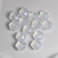Miracle Acrylic Beads, Hexagon, DIY, clear Approx 