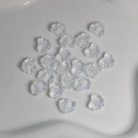 Miracle Acrylic Beads, Leaf, DIY, clear Approx [
