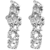 Zinc Alloy Drop Earring, irregular, plated, fashion jewelry & for woman 