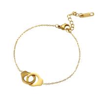 Stainless Steel Chain Bracelets, 304 Stainless Steel, Vacuum Ion Plating, fashion jewelry & for woman Approx 8.46 Inch 