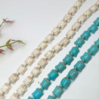 Synthetische Türkis Perlen, DIY, keine, 16x22mm, Länge:ca. 43-45 cm, 10PCs/Tasche, verkauft von Tasche