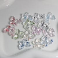 Transparent Acrylic Beads, Butterfly, DIY Approx 