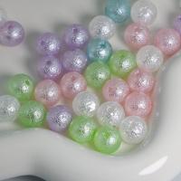 Perles acryliques poussière d'étoile, Acrylique, Rond, DIY, plus de couleurs à choisir, 14mm, Environ Vendu par sac