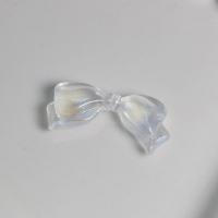 Miracle Acrylic Beads, Bowknot, DIY, clear Approx [