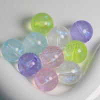 Acrylic Jewelry Beads, Round, DIY & luminated 16mm, Approx 
