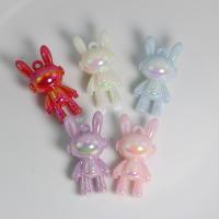 純色のプラスチック製ペンダント, プラスチック, ウサギ, DIY & ルミナス, 無色 約 20パソコン/バッグ, 売り手 バッグ