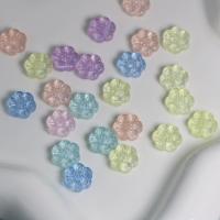 Miracle Acryl Perlen, Blume, DIY, gemischte Farben, 12.5x4mm, ca. 1130PCs/Tasche, verkauft von Tasche