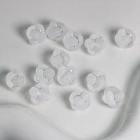 Frosted Acrylic Beads, DIY, clear, 12mm, Approx 