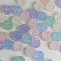 Frosted Acrylic Beads, DIY 11.2mm, Approx 