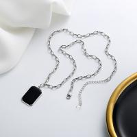 Sterling Silber Schmuck Halskette, 925er Sterling Silber, mit Verlängerungskettchen von 1.97inch, Antikes Finish, Modeschmuck & für Frau, Länge:ca. 17.72 ZollInch, verkauft von PC