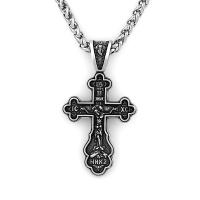 Titanium Steel Jewelry Necklace, Cross, fashion jewelry & for man cm 