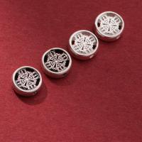 Sterling Silver Spacer Beads, 925 Sterling Silver, Round, Antique finish, DIY 11mm Approx 1.6mm 