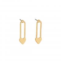 Zinc Alloy Stud Earring, plated, fashion jewelry & for woman & hollow 