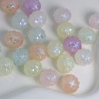 Miracle Acryl Perlen, DIY, gemischte Farben, 14.4x16mm, ca. 100PCs/Tasche, verkauft von Tasche