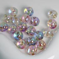 Perles acryliques plaquée, Acrylique, Rond, DIY, plus de couleurs à choisir, 12mm, Environ Vendu par sac[