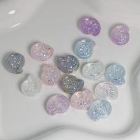 Perles acryliques plaquée, Acrylique, conque, DIY, plus de couleurs à choisir Environ Vendu par sac[