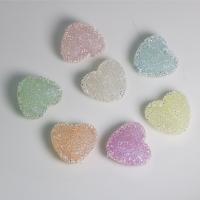 Acrylic Costume Accessories, Heart, DIY, mixed colors Approx 