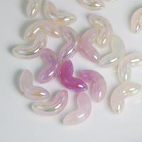 Acryl Schmuck Perlen, DIY & glänzend, 24x9mm, ca. 100PCs/Tasche, verkauft von Tasche