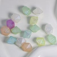 Acrylic Jewelry Beads, DIY & luminated, mixed colors Approx 