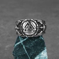 Титан Сталь палец кольцо, титан, полированный, ювелирные изделия моды & разный размер для выбора & Мужский, оригинальный цвет, продается PC[
