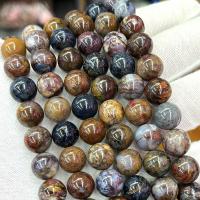 Perles de pierre gemme unique, Pietersite Pietersite, Rond, DIY & normes différentes pour le choix Environ 39 cm, Vendu par brin