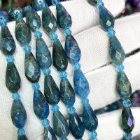 Perles de pierre gemme unique, Apatites, larme, DIY & facettes, bleu Environ 39 cm, Vendu par brin