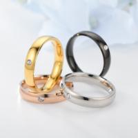 Нержавеющая сталь Rhinestone палец кольцо, Нержавеющая сталь 304, Другое покрытие, Мужская & разный размер для выбора & со стразами, Много цветов для выбора продается PC