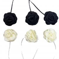 Fashion Choker Necklace, Cloth, petals, handmade, for woman 