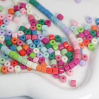 Solid Color Acrylic Beads, Column, DIY Approx [
