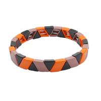 Bracelets En alliage de zinc, avec fil élastique, vernis au four, Style bohème & élastique, plus de couleurs à choisir, Diamètre inté Environ 55mm, Vendu par PC[
