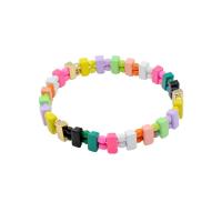 Bracelets En alliage de zinc, Placage, vernis d'étuvage & pour femme, plus de couleurs à choisir Environ 18 cm, Vendu par PC[