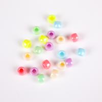 Perles en plastique de mode, polystyrène, tambour, moulage par injection, DIY & normes différentes pour le choix, couleurs mélangées, Vendu par sac[