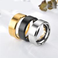 Stainless Steel Finger Ring, 201 Stainless Steel, Vacuum Ion Plating, fashion jewelry & Unisex  
